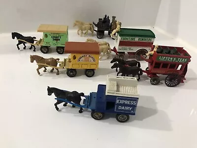 Bulk Lot Days Gone Horse And Carriages By Lledo Made In England • $10