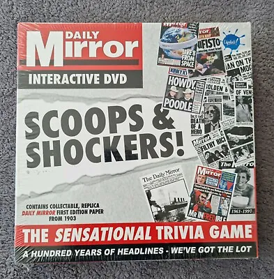 The Daily Mirror Interactive DVD Game Scoops & Shockers New Sealed See Descript • £8