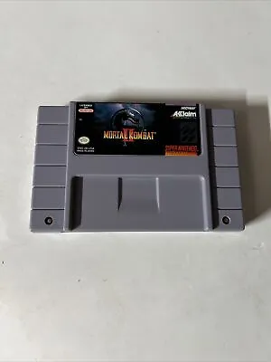 Mortal Kombat II 2 (Super Nintendo SNES 1993) Cartridge Only - Tested & Working • $24