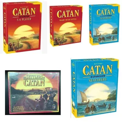 Catan Seafarers Board Game Extension Funny Family Party Playing Card Box English • $39.98