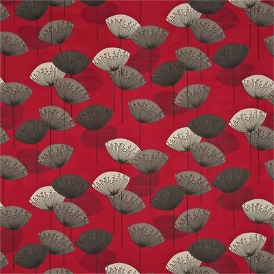 Sanderson Dandelion Clocks Red 0.7m Fabric • £55.30