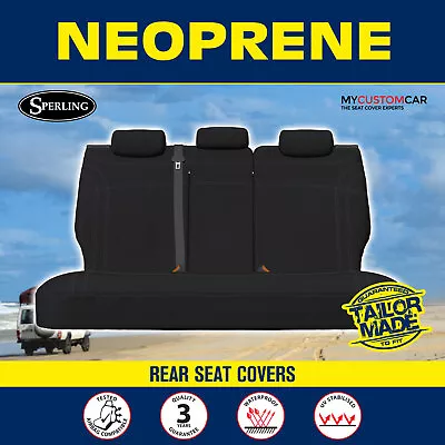 For Hyundai I40 VF Wagon 2012-2019 Neoprene Black Custom REAR Car Seat Covers • $239