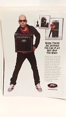 Peavey Jsx Mini Guitar Amplifier Joe Satriani   2007  - 11x8.5 - Print Ad. 7 • $6.95