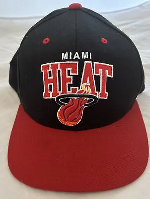 Miami Heat Mitchell And Ness Snapback Hardwood Classics Hat Cap • $8