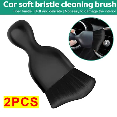 2Pcs Dashboard Air Outlet Cleaning Dust Removal Car Interior Cleaning Soft Brush • $9.49