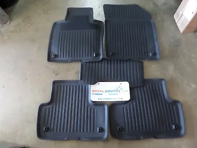 Genuine Volvo XC60 All Weather Rubber Floor Mats 5pc 32332378 OE OEM • $153.59