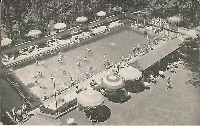 Washington DC - Wardman Park Hotel - Swimming Pool - 1948 - Umbrellas • $8.50