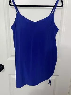 Magicsuit Womens 16DD Brynn Twilight Blue Swim Dress • $35.99