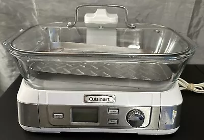 Cuisinart Cook Fresh Digital Glass Food Steamer Fish Poacher STM-1000  TESTED • $64.99