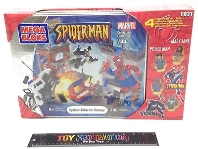 Mega Bloks Marvel SPIDER-MAN VS VENOM Collectors Edition Vol. 1 1931 • $144.99