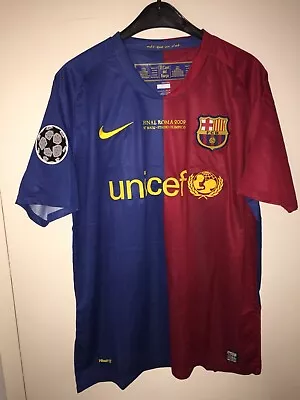 MESSI #10 Retro FC Barcelona 2009 UCL Final Soccer Jersey • $65
