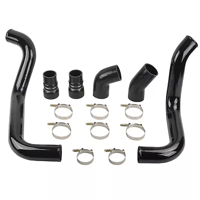 3  Intercooler Pipe & Boot Kit For 02-04 GM 6.6 6.6L LB7 Duramax Diesel Black • $124.49