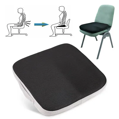 Memory Foam Seat Cushion Coccyx Supports Orthopedic Pillow Office Home Chair Pad • £10.91