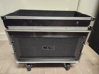 6 Space Rack Road Case Travel Case W/ 4 Casters & NEXO Tray Roadcase • $180