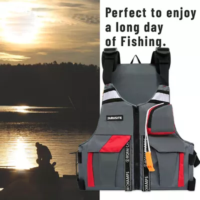 Safety Kayak Fishing Life Jacket Sports Life Vest For Swimming Kayak Swim Vest • $58.99