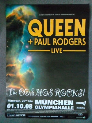 $36.68 • Buy Queen + Paul Rodgers Promo Tour Poster For Munich Concert 2008