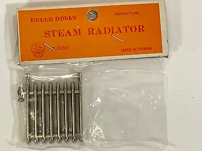 Vintage Price Miniature Dollhouse Radiator Metal Chrome Heater Steam Taiwan NOS • $14.93