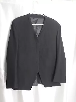 Handmade Amish Mennonite Plain Clothing Men Coat/jacket Black L/XL  C 44 L 29 • $35.50