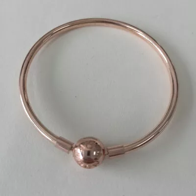 Rose Gold Bangle Bracelet  Multiple Sizes Silver S925  Free BAG • £30