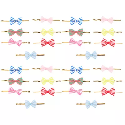  70 Pcs Christmas Candy Packaging Ribbon Bows Tie Sealing Tape • £6.65