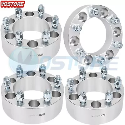 (4) 2  Wheel Spacers Adapters 6x5.5 Fits Chevy Silverado 1500 Suburban GMC Truck • $82.50