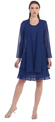 Mother Of The Bride Dress SF8694-BM-ROYAL BLUE Or LILAC NWTags • $29