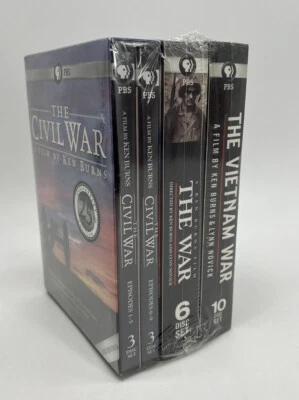 $86.24 • Buy Ken Burns War Collection:The Vietnam War, The Civil War, And The War New Sealed