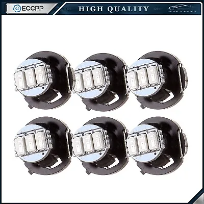 6PCS T4/T4.2 Red Neo Wedge LED Bulbs 3-3014-SMD For A/C Climate Control Light • $8.39