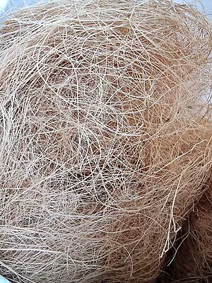Coconut Husk Dry Coir Fibre Pets House Bird Nest Breed Body Scrub Compost UK 30g • £4.45