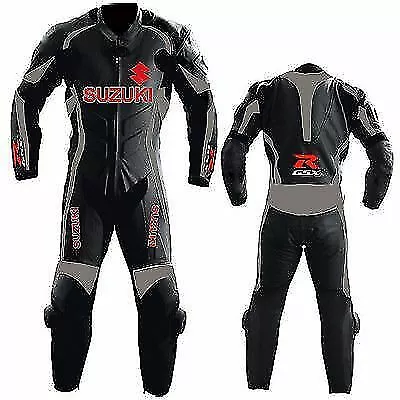 Suzuki GSXR Motorcycle Leather Suit Motorbike Racing Suit CE Approved  • $399.99