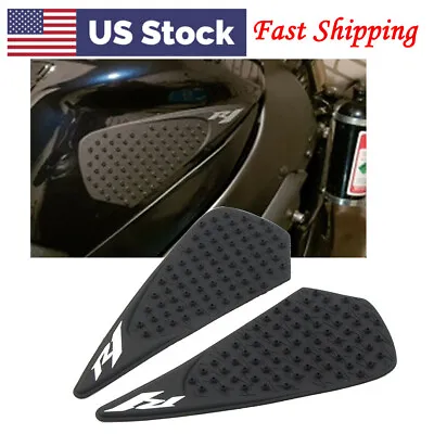 Tank Traction Side Pad Gas Fuel Knee Grip Decals For Yamaha YZF R1 2004-2006 US • $15.33