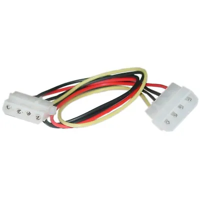 12inch 4 Pin Molex Extension Cable 5.25 Inch Male To 5.25 Inch Female 11W3-04212 • $2.99