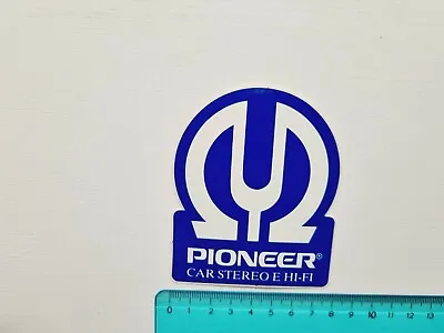 Adhesive Pioneer Car Stereo Hi-Fi Sticker Autocollant Vintage 80s Original • $30.13