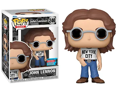 John Lennon NYC Shirt Pop Vinyl #240 2021 Festival Of Fun The Beatles • $24.95