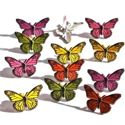 Eyelet Outlet Shape Brads 12pcs - Butterflies • £3.29