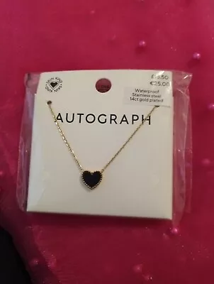 M&S Autograph Mini Heart Necklace BNWT • £15.99