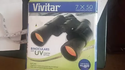 Vivitar 1511241 Binoculars 7x50 UV Coated Lens Coated Optics  • $11.99