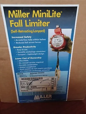 Miller Minilite FL11 Red Polyester Fall Limiter New In  Sealed Box • $78.24