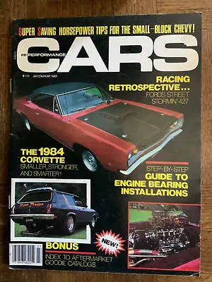 1983 Hi-Performance Cars 455 Buick GS Stage I Shelby Mustang 1968 GTO 409 BelAir • $6.99