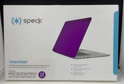 NEW Speck SmartShell Case MacBook Pro 13  Retina Display Matte Purple 86400-6010 • $12.30