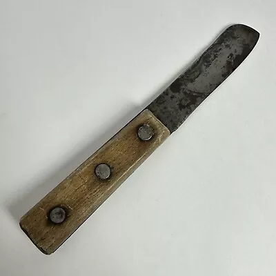 Vintage Foster Bros Butcher Knife 10.25” Blade 5” *SEE ALL PHOTOS* • $21.50