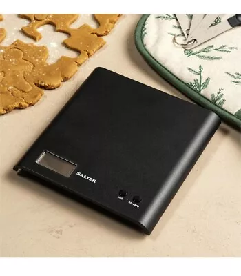 Salter 1066 Digital Kitchen Scales - Black • £6