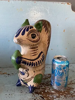 Large Vintage Tonala Mexico Pottery Squirrel  • $35