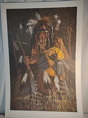 Warrior Of Mystery BY  MICHAEL  GENTRY Print # 647/650 Dated 1992 • $499.99