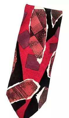 Claudio Gatti Milano  Men's Tie Hand Made Classic Style Silk Bold Multicolor • $11.20