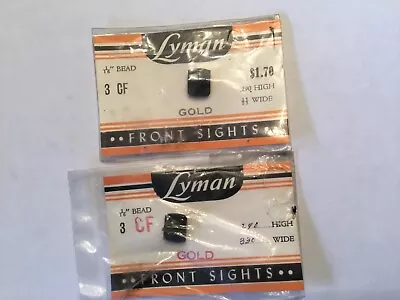 Vintage Lyman Front Sight For Winchester  86-33 Cal. 90-405 Cal. N.O.S.  Others • $17.95