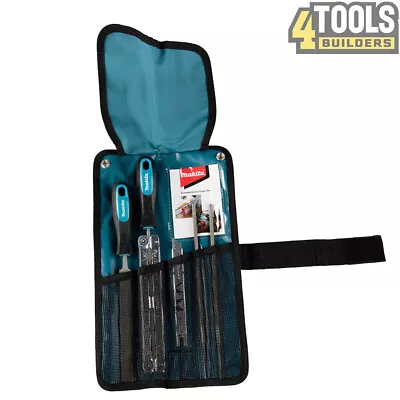 Makita D-72198 Chainsaw Blade Sharpening Set 5.5mm In Roll Up Pouch • £20.29