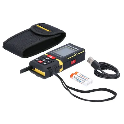 Laser Distance Meter 60 Meter Rechargeable Multi Angle Measure TOUGH MASTER • £24.89