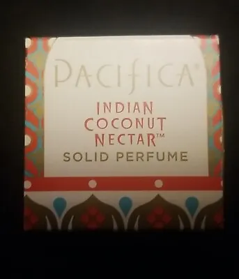 Pacifica INDIAN COCONUT NECTAR Solid Perfume Tin 0.33oz RARE • $39.94