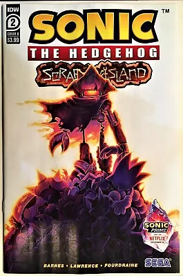 SONIC The HEDGEHOG SCRAPNIK ISLAND Mini Series Comic Book IDW #2-B Nov 2022 NEW • £10.46